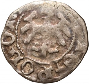 Władysław Jagiełło 1386-1434, demi-penny, Cracovie, référence o.