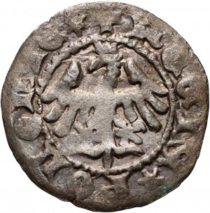 Władysław Jagiełło 1386-1434, demi-penny, Cracovie, Réf. P