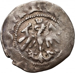 Władysław Jagiełło 1386-1434, halber Pfennig, Wschowa, Referenz F‡