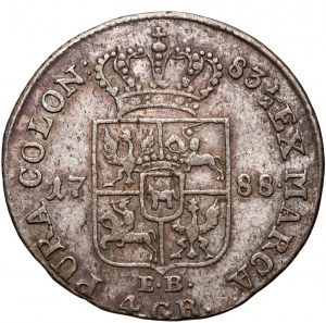 Stanislaw August Poniatowski, zloty 1788 EB , Varsavia