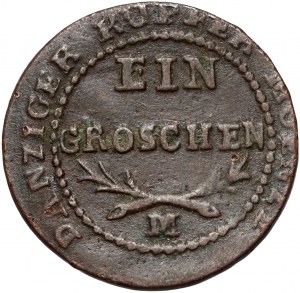 Freie Stadt Danzig, Pfennig 1812 M, Danzig