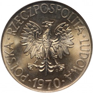 République populaire de Pologne, 10 zlotys 1970, Tadeusz Kościuszko