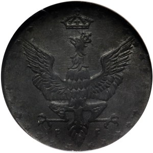 Poľské kráľovstvo, 5 fenig 1918 FF, Stuttgart