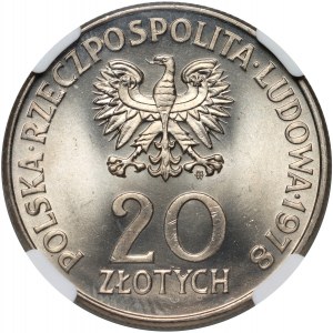 PRL, 20 zlotých 1978, Maria Konopnicka