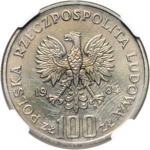 PRL, 100 złotych 1984, 40 Lat PRL