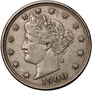 Vereinigte Staaten von Amerika, 5 Cents 1900, Liberty