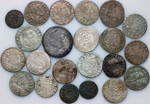 Silesia, Prussia, Austria, set of 22 coins, an INTERESTING SET.