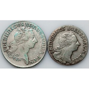 Germany, Prussia, Frederick II, 1/3 Thaler 1772 B, Wrocław, 1/6 Thaler 1771 E, Kaliningrad