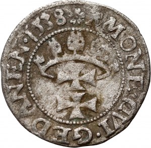 Zygmunt I the Old, 1538 shekel, Gdansk, Poland