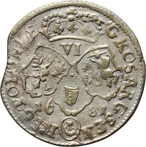 Johann III. Sobieski, Sechspfennig 1681 TLB, Bydgoszcz