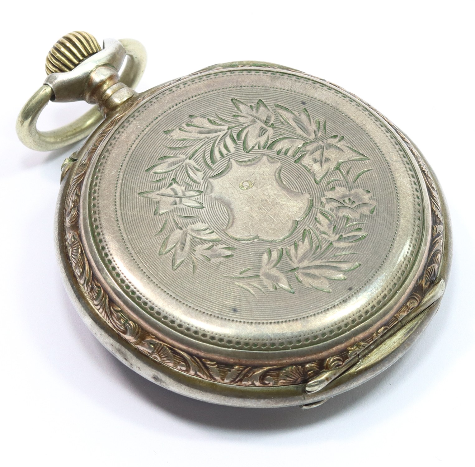 Orologio da tasca Remontoir Cylindre 6 Rubis argento 800 Asta online Offerte online Prezzo OneBid