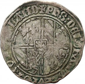 Belgien, Flandern, Philipp der Gute 1419-1467, 2 Pfennige ohne Datum