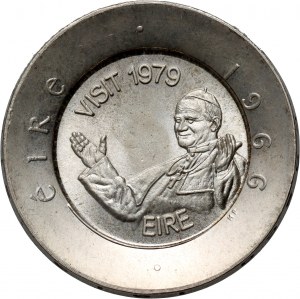 Irlande, 10 shillings 1966, Visite de Jean-Paul II en Irlande 1979
