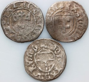 Casimir IV Jagiellon, Teutonic Order, set of shellacs (3 pieces).