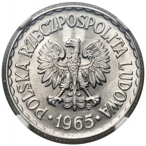 PRL, 1 zloty 1965