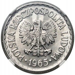 République populaire de Pologne, 1 zloty 1965