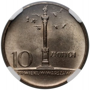 PRL, 10 Zloty 1966, Sigismundssäule - 