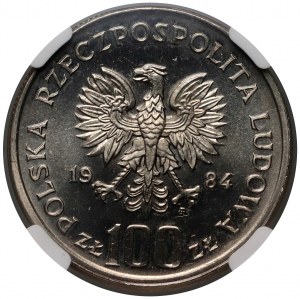 PRL, 100 zloty 1984, Wincenty Witos - destrukt