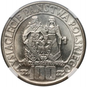 PRL, 100 złotych 1966, Mieszko i Dąbrówka