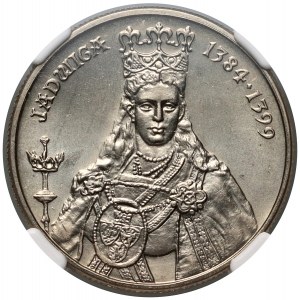 PRL, 100 zloty 1988, Regina Jadwiga, senza il monogramma del disegnatore
