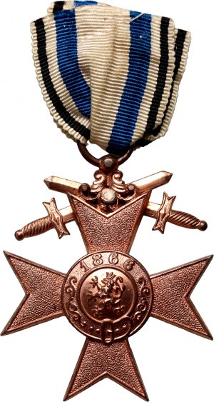 Allemagne, Bavière, Ordre du mérite militaire, Croix de troisième classe avec épées