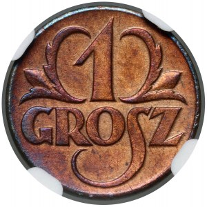 II RP, 1 grosz 1923, Kings Norton