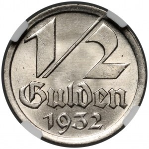 Wolne Miasto Gdańsk, 1/2 guldena 1932, Berlin