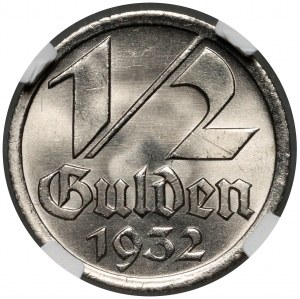 Free City of Gdańsk, 1/2 Gulden 1932, Berlin