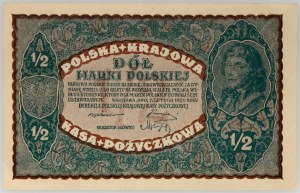 II RP, 1/2 Polish mark 7.02.1920