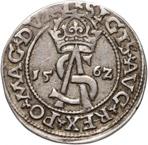 Zikmund II August, litevský troják 1562, Vilnius