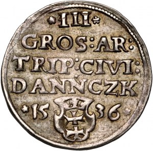 Zikmund I. Starý, trojak 1536, Gdaňsk