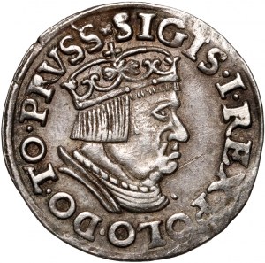 Sigismund I. der Alte, Trojak 1537, Danzig