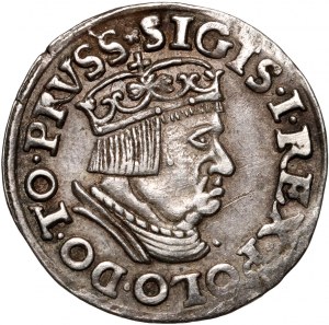Sigismondo I il Vecchio, trojak 1537, Danzica
