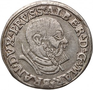 Ducal Prussia, Albrecht Hohenzollern, trojak 1535, Königsberg