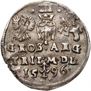 Sigismund III Vasa, trojak 1596, Vilnius