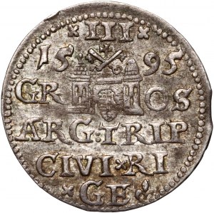 Sigismund III. Vasa, Trojak 1595, Riga