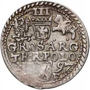 Sigismund III Vasa, trojak 1597, Olkusz