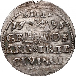 Sigismond III Vasa, trojak 1595, Riga