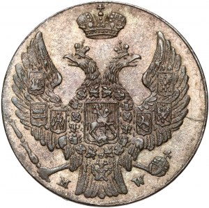 Russische Teilung, Nikolaus I., 10 groszy 1840 MW, Warschau