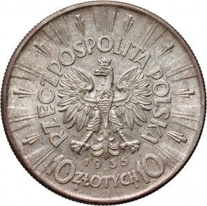 II RP, 10 zloty 1935, Warsaw, Józef Piłsudski