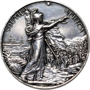 Wielka Brytania, Medal Afryki Południowej (Queen's South Africa Medal), II wersja, po 1900