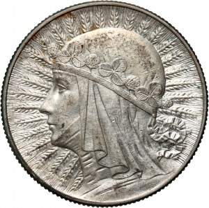 II RP, 5 zloty 1934, Warsaw, Head of a Woman