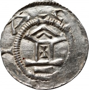 Germania, Sassonia, Ottone III 983-1002, denario, Magonza