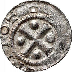 Nemecko, Sasko, Otto III 983-1002, denár, Mainz