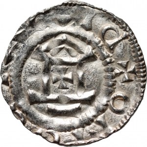 Nemecko, Sasko, Otto III 983-1002, denár, Mainz