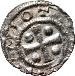 Nemecko, Sasko, Otto III 983-1002, denár, Mainz
