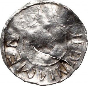 Německo, Sasko, Bernhard I 973-1011, denár, Lüneburg