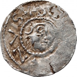 Německo, Otto III 983-1002, denár, Wurzburg