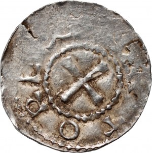 Germania, Ottone III 983-1002, denario, Wurzburg