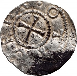 Germania, Ottone III 983-1002, denario, Wurzburg